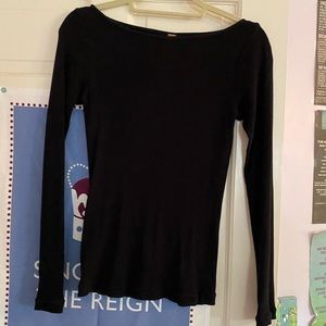 FP boatneck ribbed long sleeve